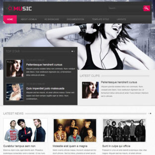 Criar Site de Música Banda Joomla 099