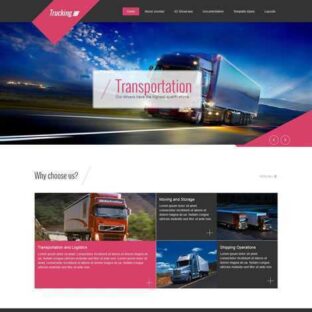 Criar Site Transporte Joomla Responsivo 133 Com Admin Fácil de Editar