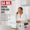 54 Mil Visitas Tráfego 100% Real Site Blog Loja Virtual