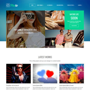 Site Para Fotógrafo Template Joomla 151