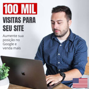 100 Mil Visitas Tráfego Reais Site Blog Loja Virtual v3