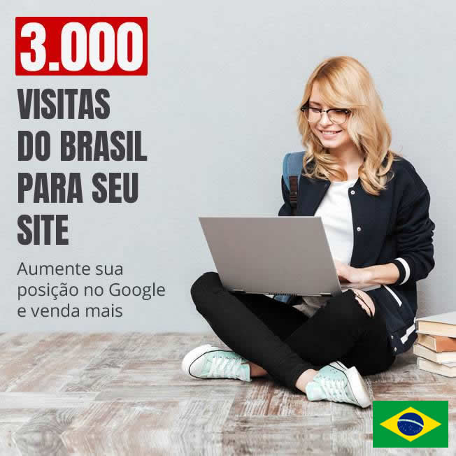 3000 visitas do Brasil Comprar Tráfego v3
