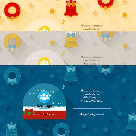 Cartão de Natal Animado Template em HTML 003