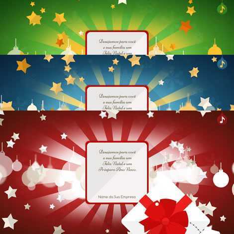 Cartão de Natal Animado Template em HTML 004