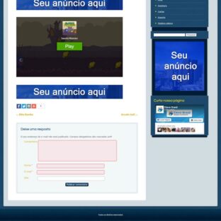 Criar Site de Jogos Online Wordpress Português 192 Bom Para Adsense