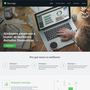 Criar Site Contabilidade Template Wordpress Português 206