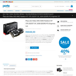 Loja Virtual Wordpress Template Português 211 Com Pagseguro Fácil de Editar