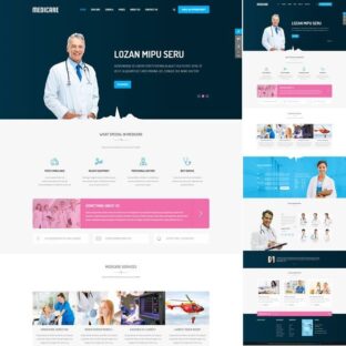 Criar Site Hospital Template 213