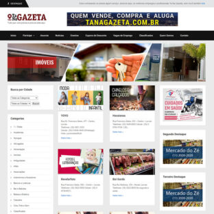 Criar Site Guia Comercial Português 204 Bom Para Adsense Fácil de Editar