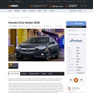 Criar Site Classificados Carros Wordpress Responsivo 799 S