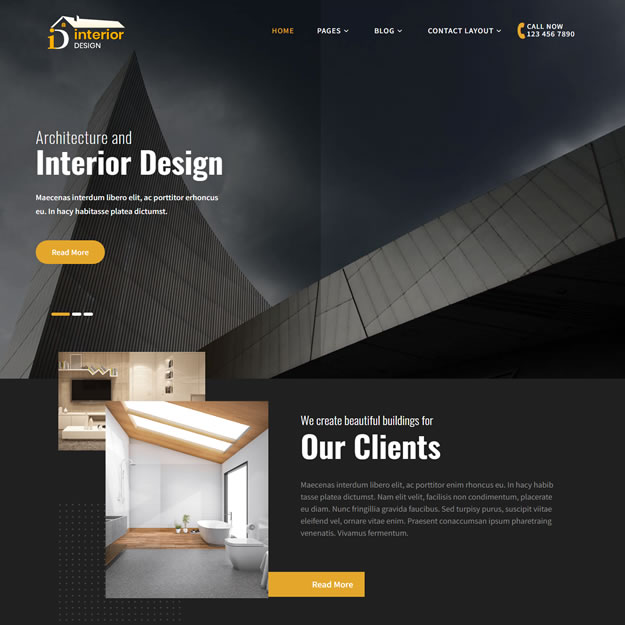 Criar Site Design Interiores
