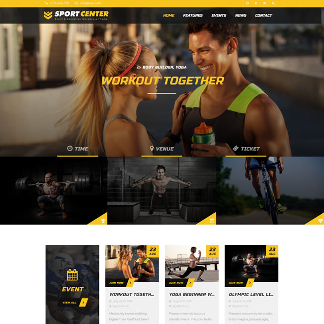 Site Para Academia Esportes WordPress Responsivo 949 S Site Para Academia 949