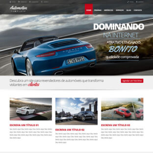 Criar Site Carros Wordpress Responsivo Português 1534 S