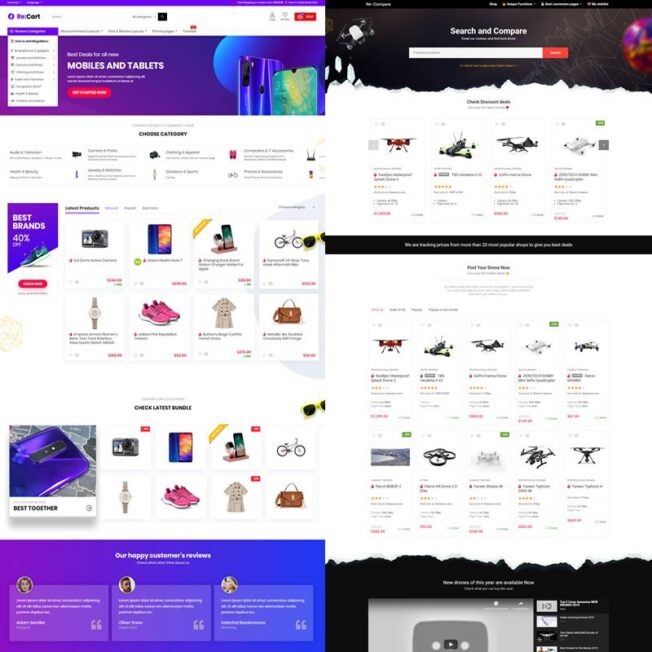 Template Comparador De Preços WordPress Responsivo 996 S – 2