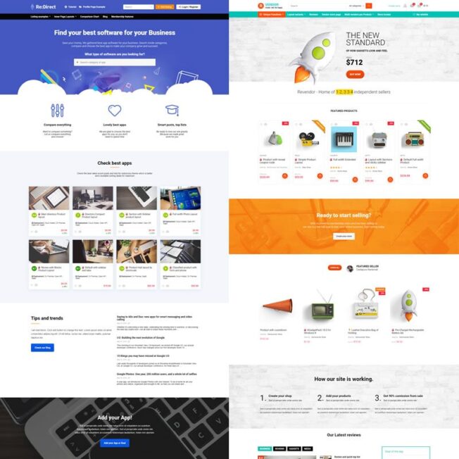 Template Comparador De Preços WordPress Responsivo 996 S – 6