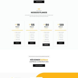 Criar Site Construtora WordPress Responsivo Português 1000