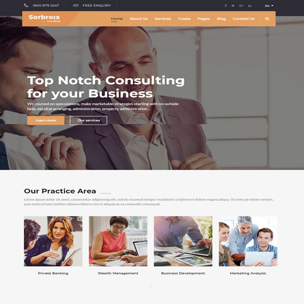 Criar Site Empresa Consultoria
