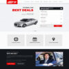 Criar Site Aluguel de Carros WordPress Uma Página 1185 S