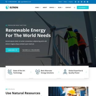 Criar Site Energia Solar WordPress Responsivo 1241 S v2