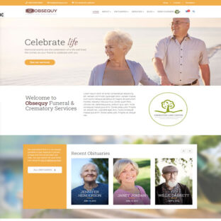 Tema WordPress Site Funerária Responsivo 1290
