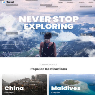 Criar Site Turismo Viagens