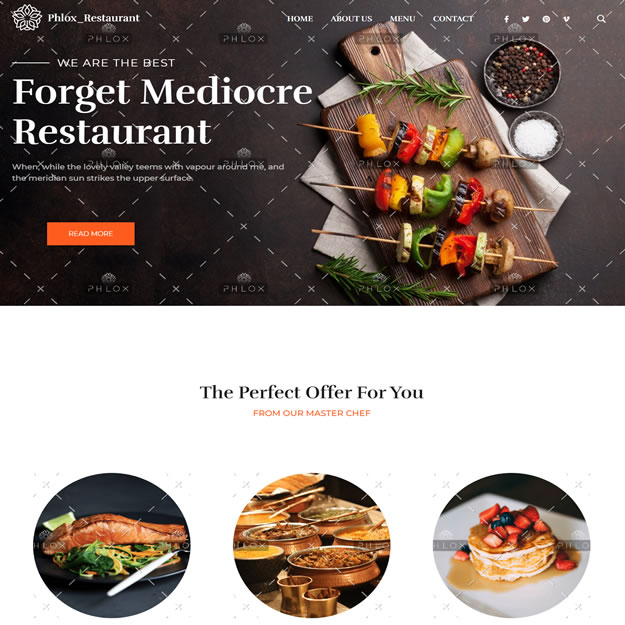 Criar Site Restaurante