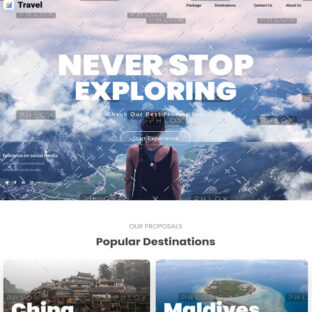 Criar Site Turismo Viagens