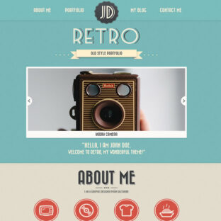 Criar Site Retrô Vintage