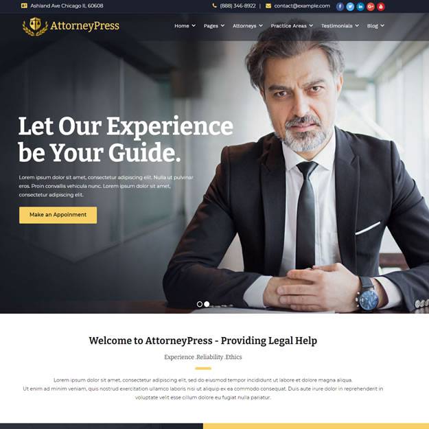 Criar Site Advogado Advocacia