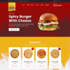 Criar Site Hamburgueria Delivery WordPress Responsivo Elementor 1503 S