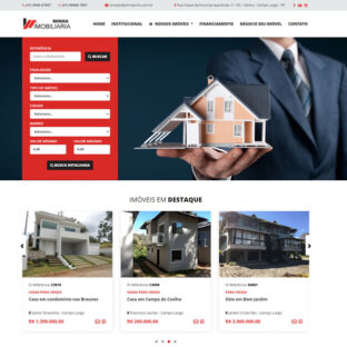 Site Imobiliária PHP Responsivo