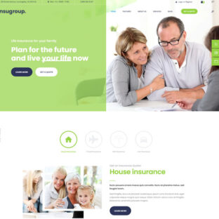 Criar Site Corretora de Seguros Wordpress Responsivo 1524 S