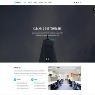 Criar Site Empresa Portfólio Joomla Responsivo 1542 Com Painel Fácil de Editar