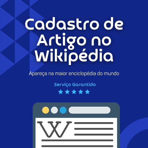 Cadastro de Artigo no Wikipédia