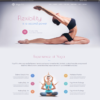 Criar Site Pilates Yoga WordPress 1578 S Com Painel de Controle Fácil de Editar