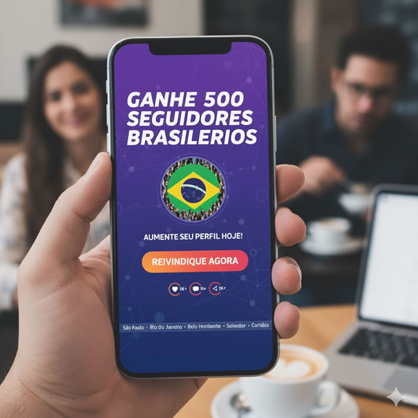 Comprar 500 Seguidores no Instagram Brasileiros