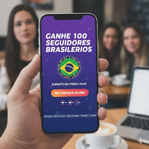 100 Seguidores no Instagram Brasileiros