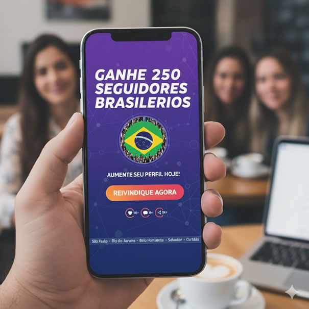 250 Seguidores no Instagram Brasileiros