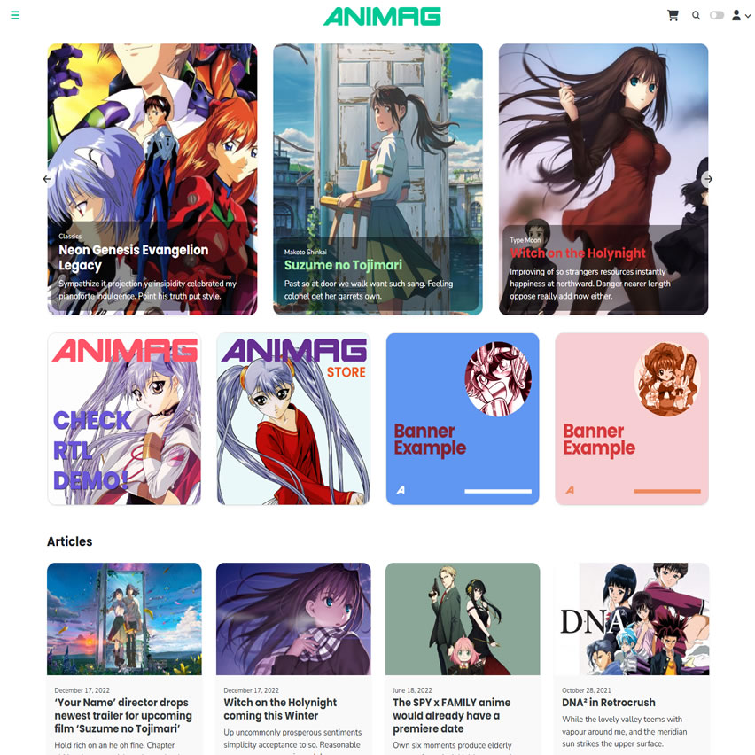 Criar Site Para Anime Mangá Wordpress 246S