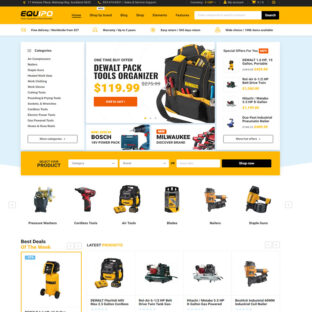 Criar Site Loja de Material de Construção Wordpress 1625S Fácil de Editar