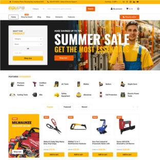 Criar Site Loja de Material de Construção Wordpress 1625S Fácil de Editar