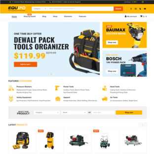 Criar Site Loja de Material de Construção Wordpress 1625S Fácil de Editar