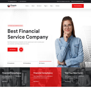Tema Wordpress Empresa Consultoria Elementor 1637S Fácil de Editar