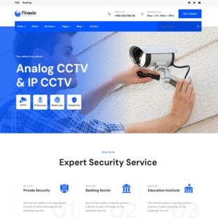Tema Wordpress Empresa Consultoria Elementor 1637S Fácil de Editar