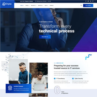 Criar Site Empresa Template Joomla 5 Fácil de Editar 1644S