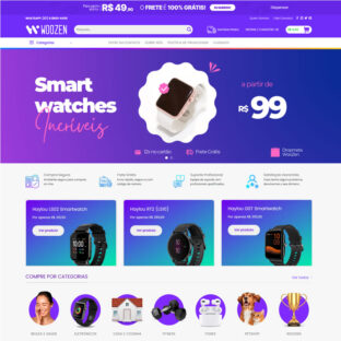 Criar Site Loja Virtual Tema Wordpress Português R1721 Fácil de Usar