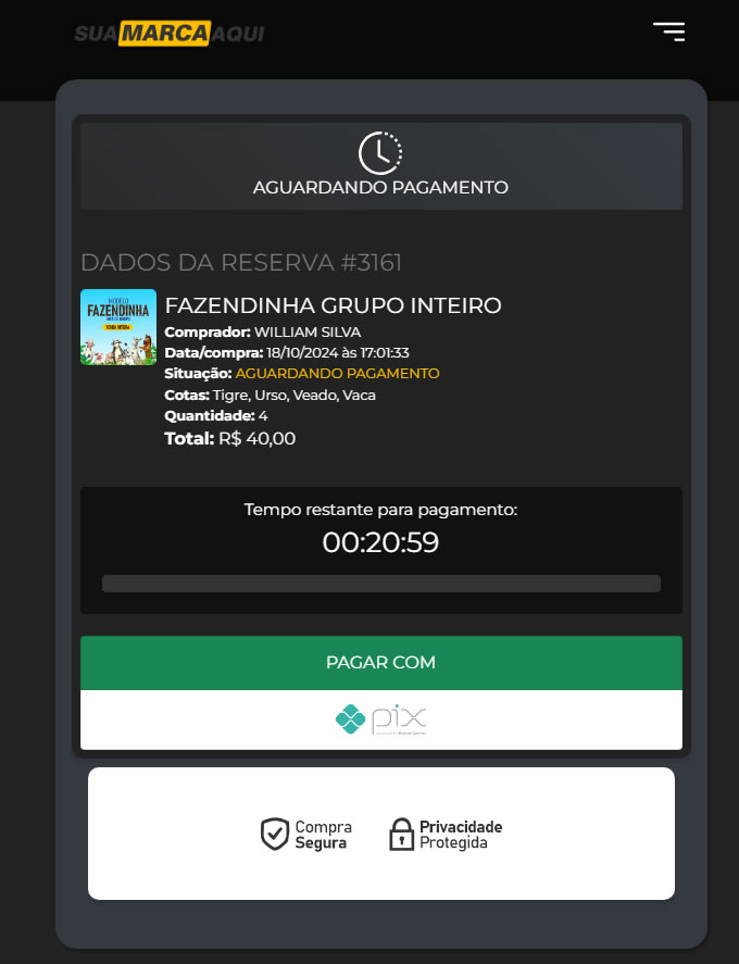 Como configurar o Mercado Pago no 1669