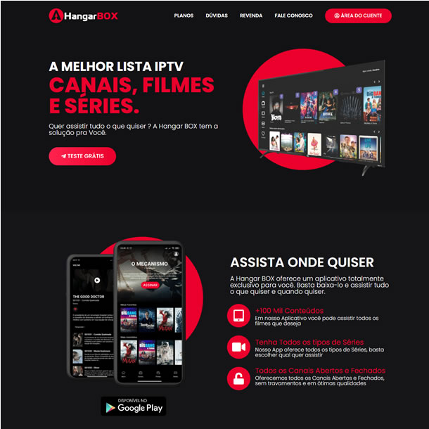 Criar Site IPTV Português Tema Wordpress Elementor Fácil de Editar 1859S