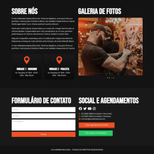 Criar Site Barbearia Tema Wordpress Português Elementor Fácil de Editar 1931S Criar Site Barbearia Tema Wordpress Português Elementor Fácil de Editar 1931S