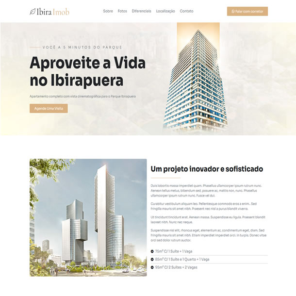Criar Site Lançamento Imóveis Template Wordpress Português Elementor Fácil de Editar 1931